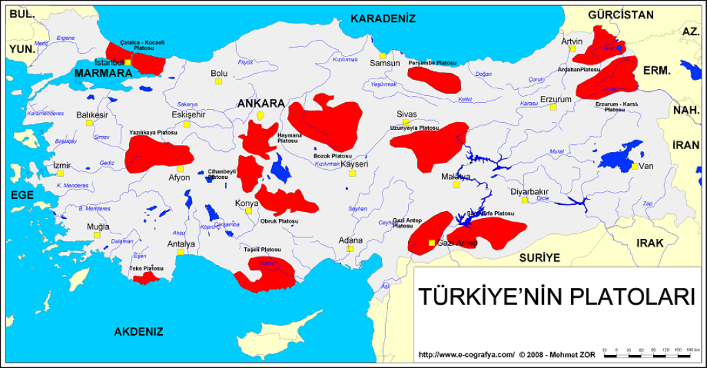 Türkiye'nin Platoları
