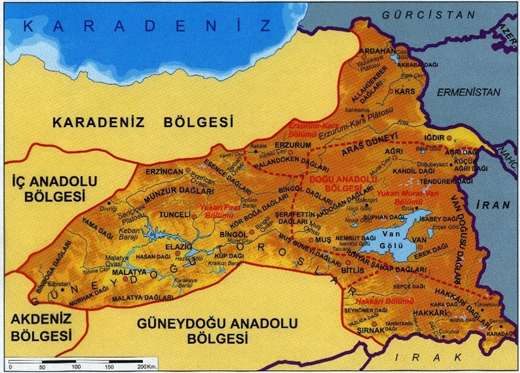 Doğu-Anadolu-bolgesi-fiziki-haritası